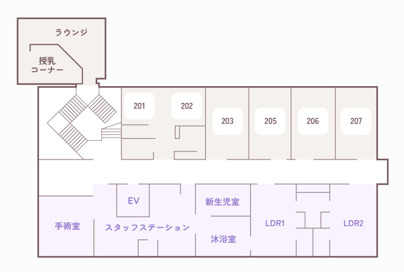 院内マップ 2階