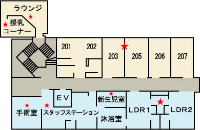 院内マップ 2階